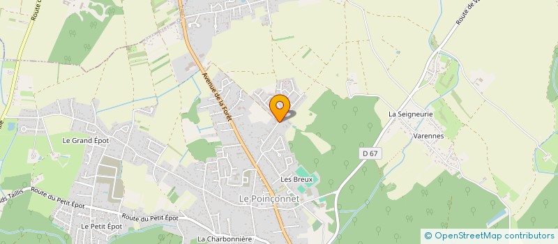 localisation de l'entreprise APTIK SOLUTIONS à LE POINCONNET