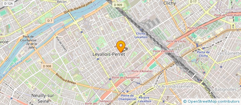 localisation de l'entreprise APTISKILLS à LEVALLOIS-PERRET