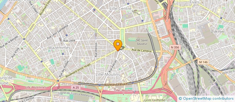 localisation de l'entreprise APTISKILLS LILLE  LILLE