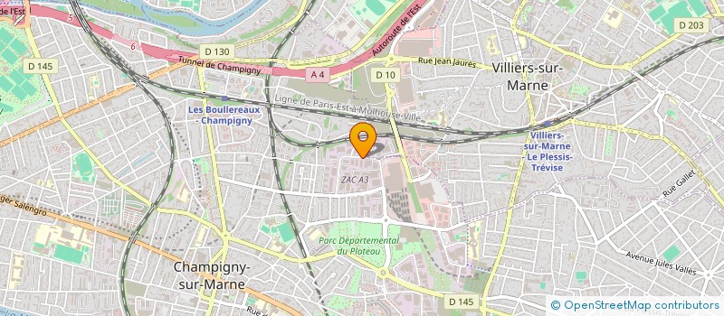 localisation de l'entreprise APTITUDE DESIGN à CHAMPIGNY-SUR-MARNE