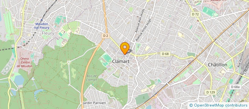 localisation de l'entreprise APTITUDE FRANCE SERVICE à CLAMART