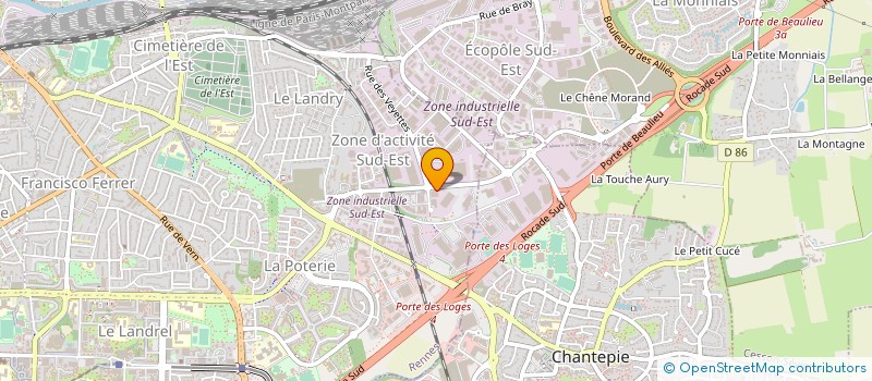 localisation de l'entreprise APTITUDE INFORMATIQUE à RENNES