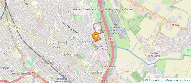 localisation de l'entreprise APTITUDES à TOULOUSE