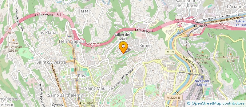 localisation de l'entreprise APTUS à NICE