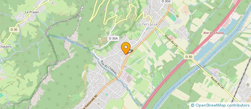 localisation de l'entreprise APU BIOSTRATEGY  LA TERRASSE