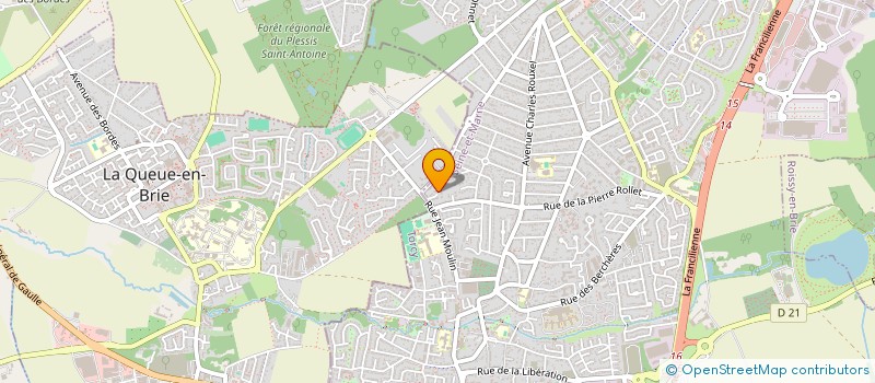 localisation de l'entreprise APUI 77 à PONTAULT-COMBAULT