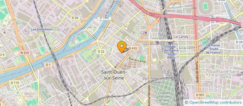 localisation de l'entreprise APV à SAINT-OUEN-SUR-SEINE