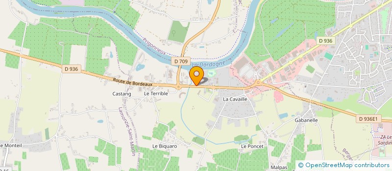 localisation de l'entreprise APV  SAINT-LAURENT-DES-VIGNES