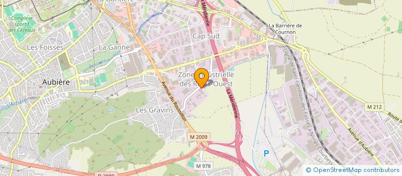 localisation de l'entreprise APV AUBIERE  AUBIERE