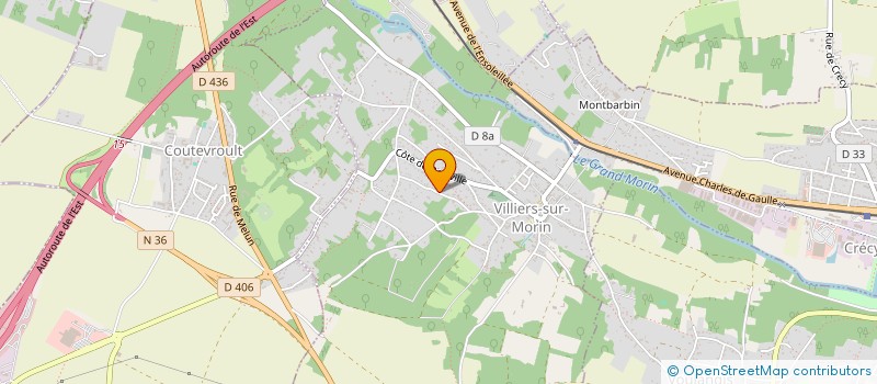 localisation de l'entreprise APV CONSEIL  VILLIERS-SUR-MORIN