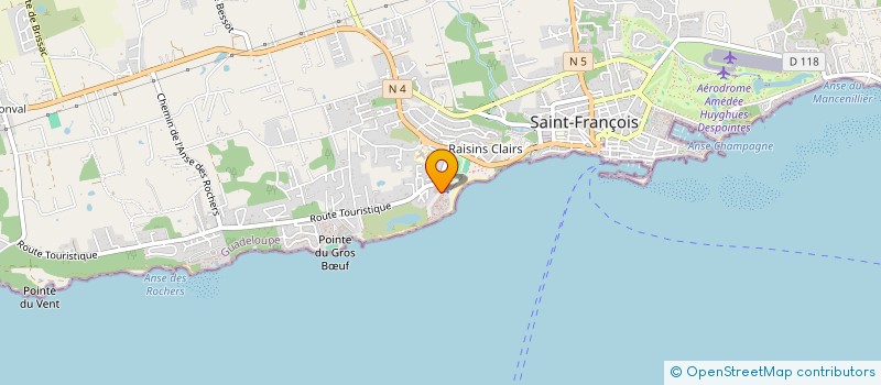 localisation de l'entreprise APV LOCATION  SAINT-FRANCOIS