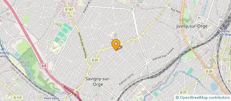 localisation de l'entreprise APVP  SAVIGNY-SUR-ORGE