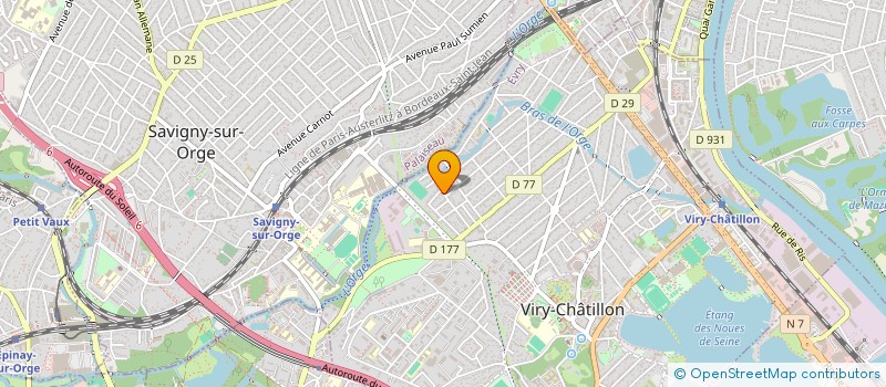 localisation de l'entreprise APVS FRANCE à VIRY-CHATILLON