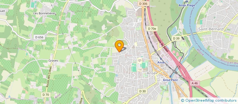 localisation de l'entreprise APVT  ANSE