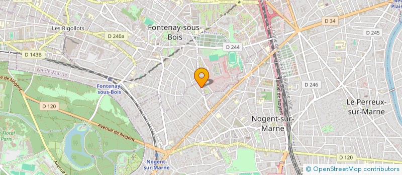 localisation de l'entreprise APW à NOGENT-SUR-MARNE