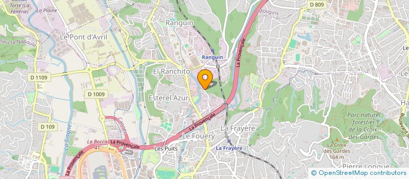 localisation de l'entreprise APW DIFFUSION à LE CANNET