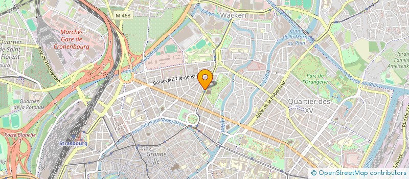 localisation de l'entreprise APY  STRASBOURG