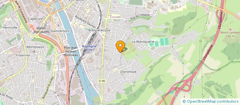 localisation de l'entreprise APY  BOULOGNE-SUR-MER