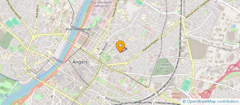 localisation de l'entreprise APY à ANGERS