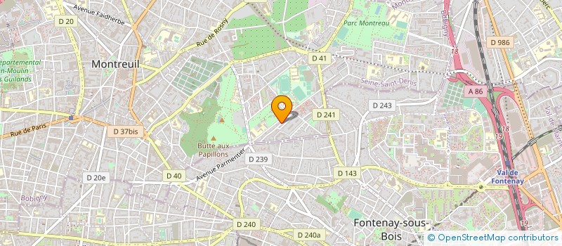 localisation de l'entreprise APY ALTERNATEURS & DEMARREURS SERVICES à MONTREUIL