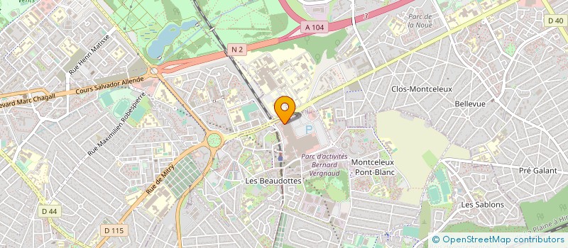 localisation de l'entreprise APY B BEAUTE à SEVRAN
