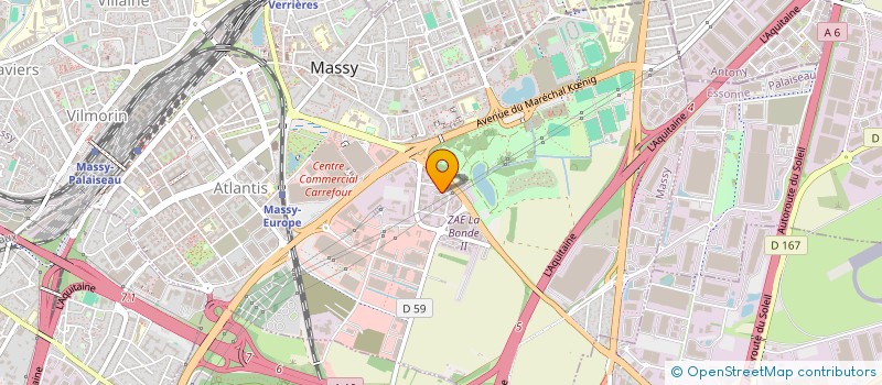localisation de l'entreprise APY MICRO à MASSY