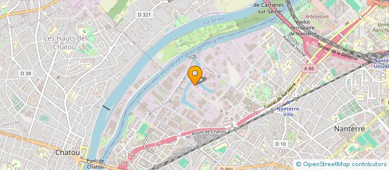 localisation de l'entreprise APY SYSTEMES  NANTERRE