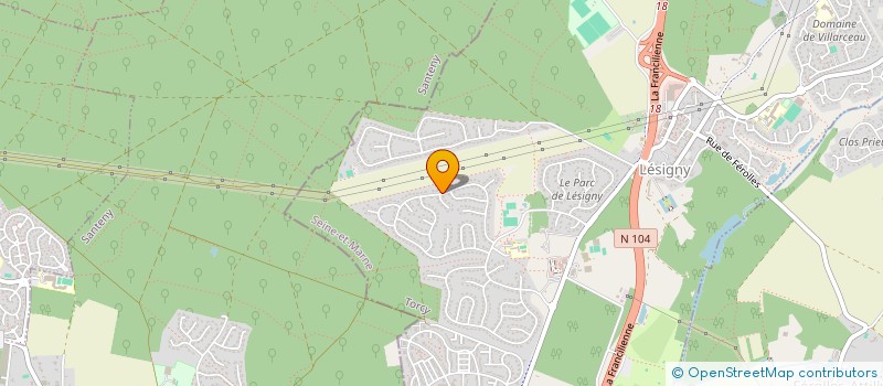 localisation de l'entreprise APYCAT  LESIGNY