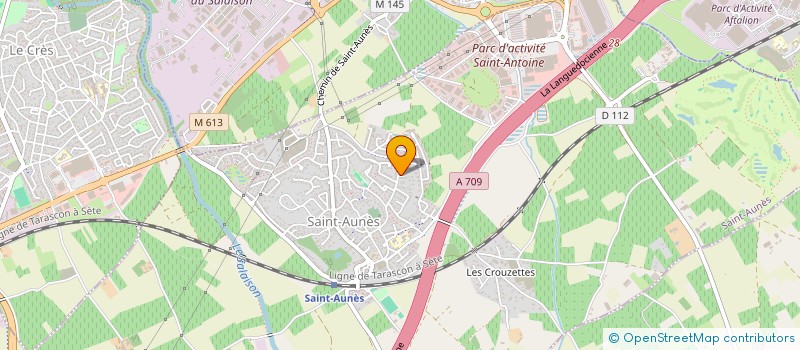 localisation de l'entreprise APYEE à SAINT-AUNES