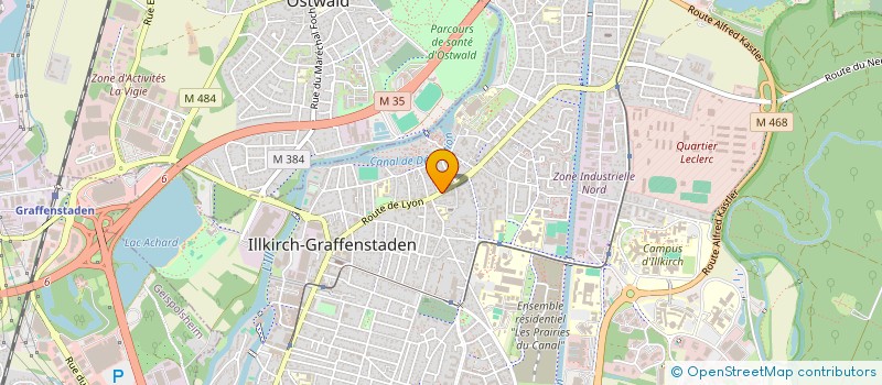 localisation de l'entreprise APYELLO IMMO  ILLKIRCH-GRAFFENSTADEN