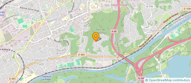 localisation de l'entreprise APYFLEUR  RILLIEUX-LA-PAPE