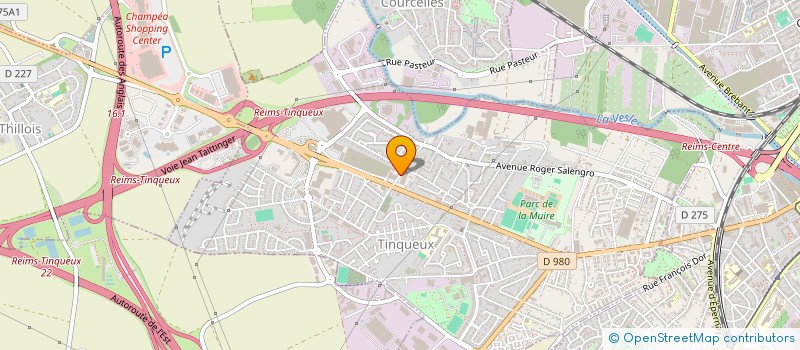 localisation de l'entreprise APYRE  TINQUEUX