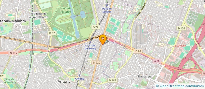 localisation de l'entreprise APZ HOLDING à ANTONY