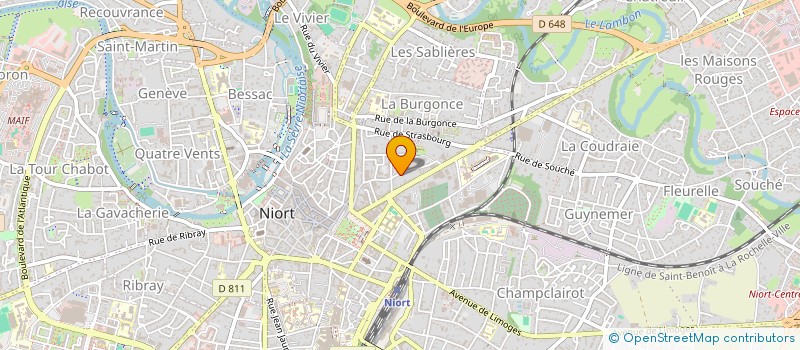 localisation de l'entreprise APZDDM à NIORT