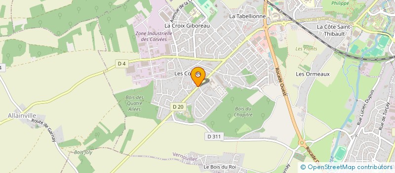 localisation de l'entreprise APZH  VERNOUILLET