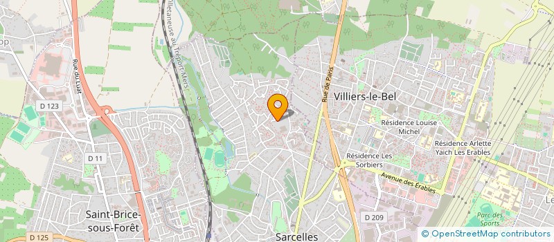 localisation de l'entreprise AQ HAIR FORMATION  SARCELLES