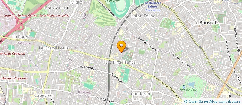 localisation de l'entreprise AQA  BORDEAUX