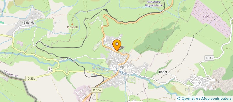 localisation de l'entreprise AQAVENTIS  SAILLAGOUSE