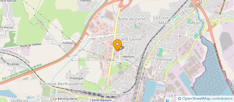 localisation de l'entreprise AQC à TRIGNAC