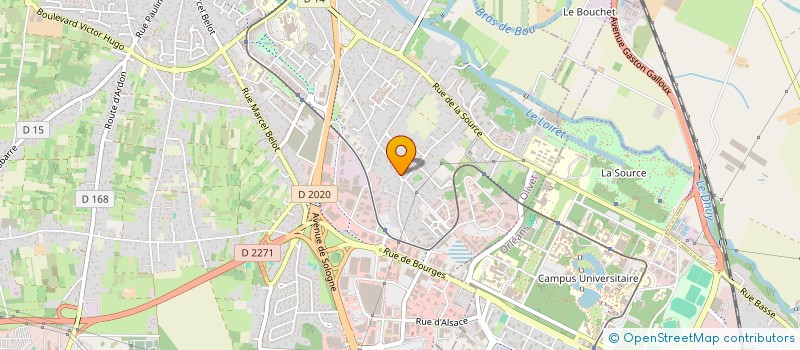 localisation de l'entreprise AQC FINANCES  OLIVET