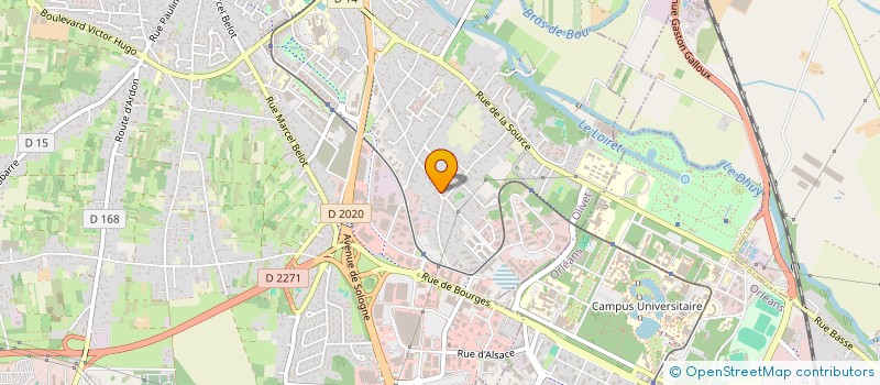 localisation de l'entreprise AQC IMMOBILIER à OLIVET