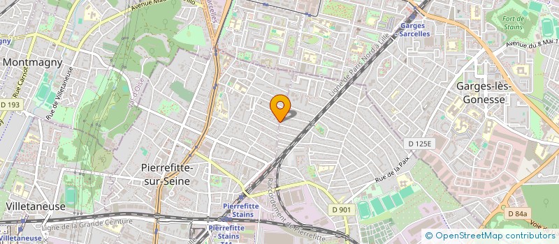localisation de l'entreprise AQC PRO à PIERREFITTE-SUR-SEINE