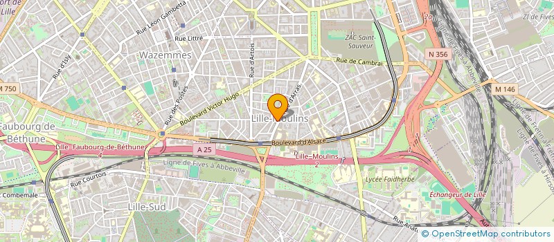 localisation de l'entreprise AQELIA à LILLE