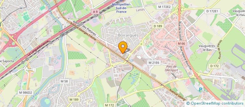 localisation de l'entreprise AQI à LATTES