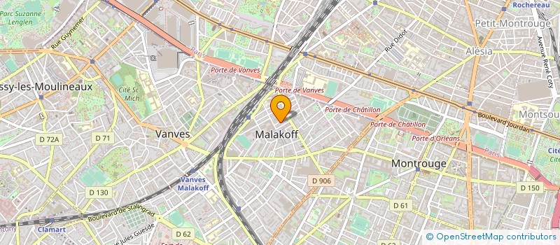 localisation de l'entreprise AQI CONSULTING à MALAKOFF