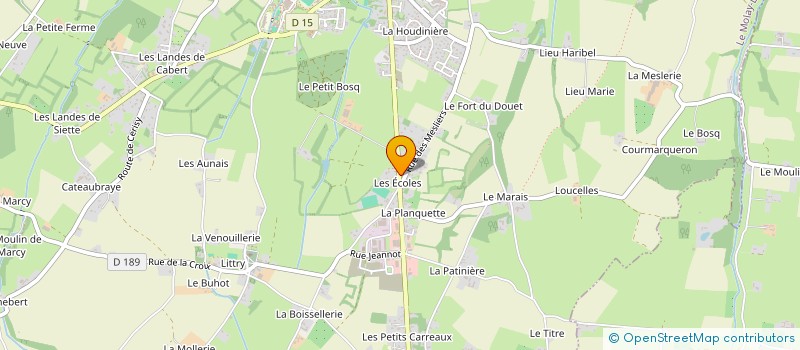 localisation de l'entreprise AQIES FORMATIONS  LE MOLAY-LITTRY