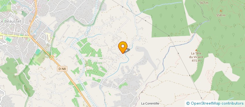 localisation de l'entreprise AQLB  LE BEAUSSET