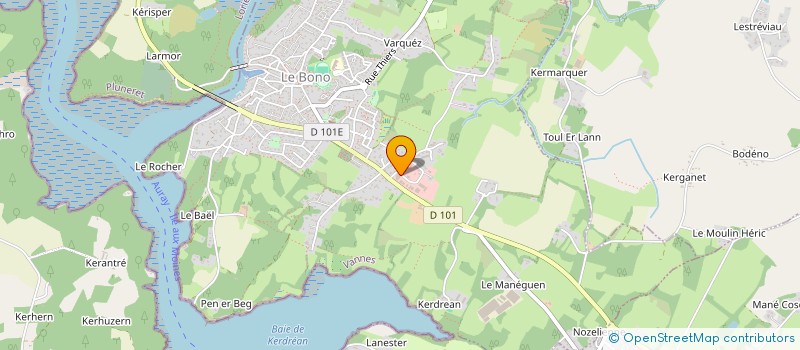 localisation de l'entreprise AQP  LE BONO