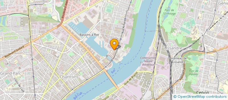 localisation de l'entreprise AQPRIM  BORDEAUX
