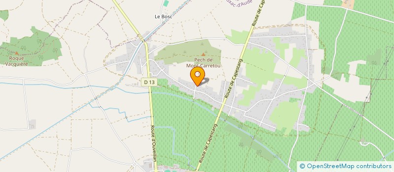 localisation de l'entreprise AQQUA DIFFUSION  CUXAC-D'AUDE